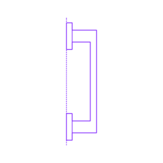 Buildings Door Handles Pull Laser Cut Svg File, Free Vectors File
